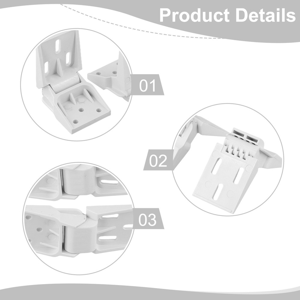 Quality Replacement Hinge for Haier Freezers Includes 3 Pre drilled Holes