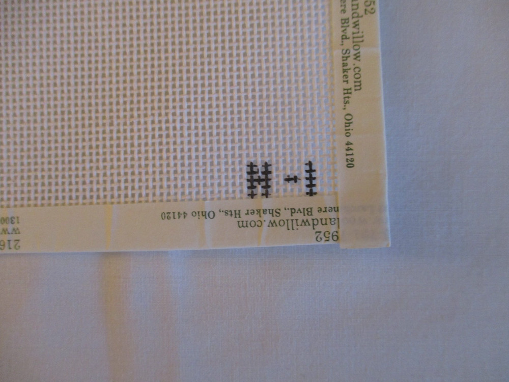 Handpainted Needlework Canvas - Witch's Hat (I think) - LSCC H-1