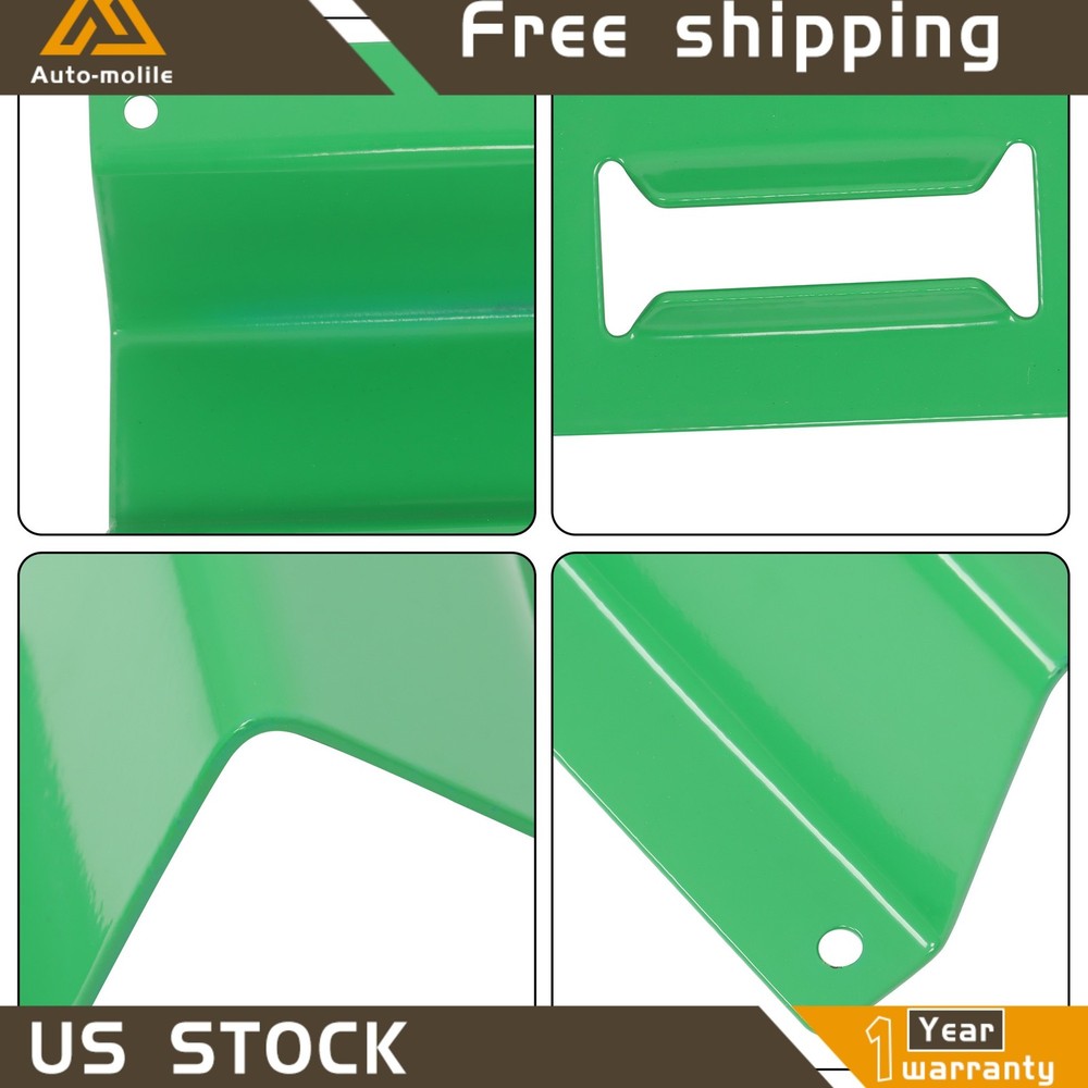 E Track Wheel Chock Tie Down System 8' Green Ratchet Straps Durable Secure Cargo