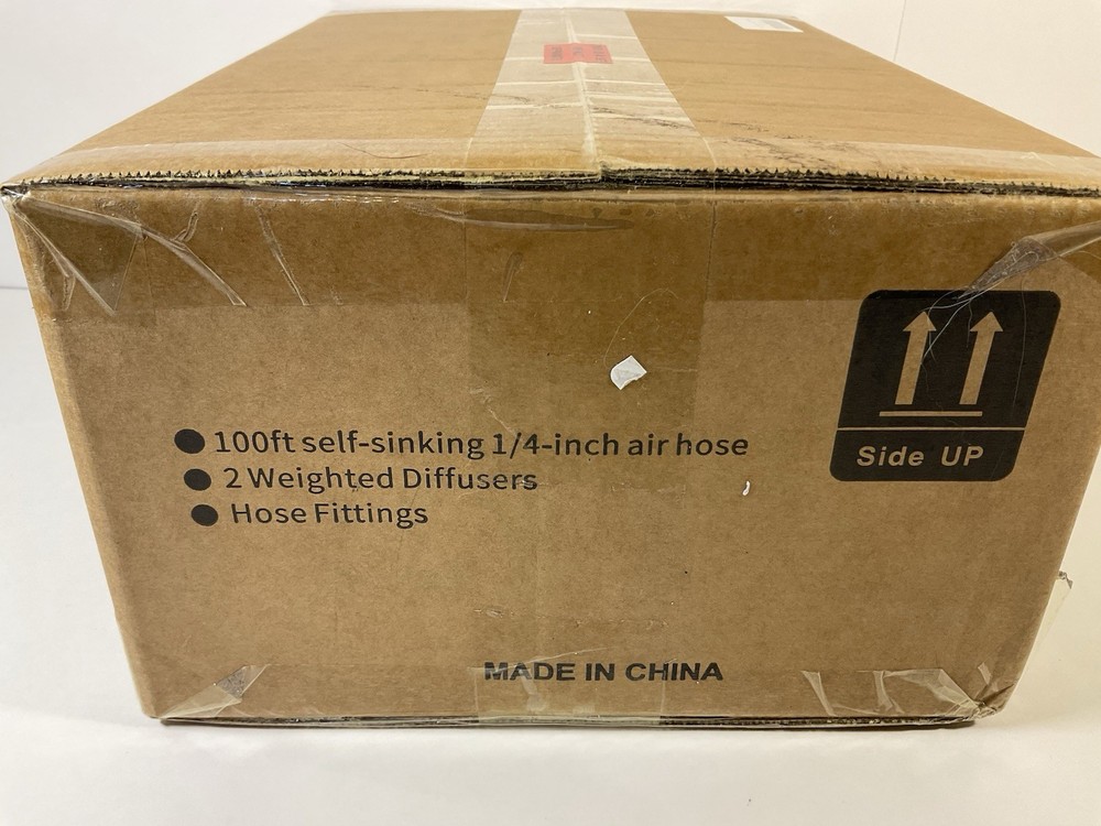 ANILUV SQ-35 Pond Aerator Diffuser Kit 100ft Hose 2 Weighted Diffusers -NEW!!