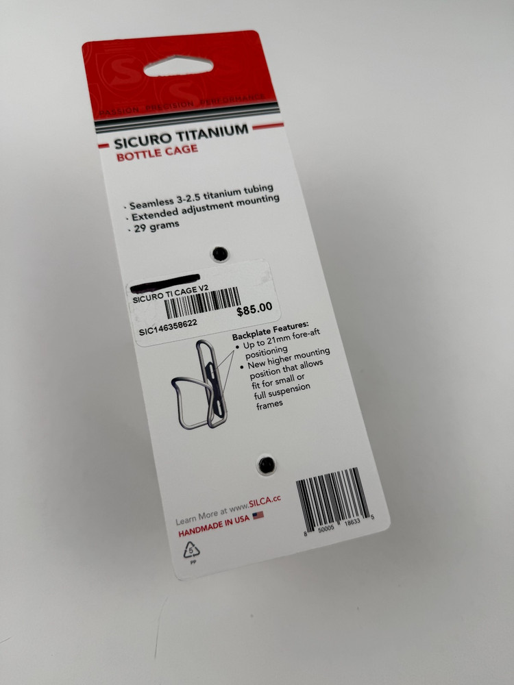 Silca Sicuro Titanium Bottle Cage V2
