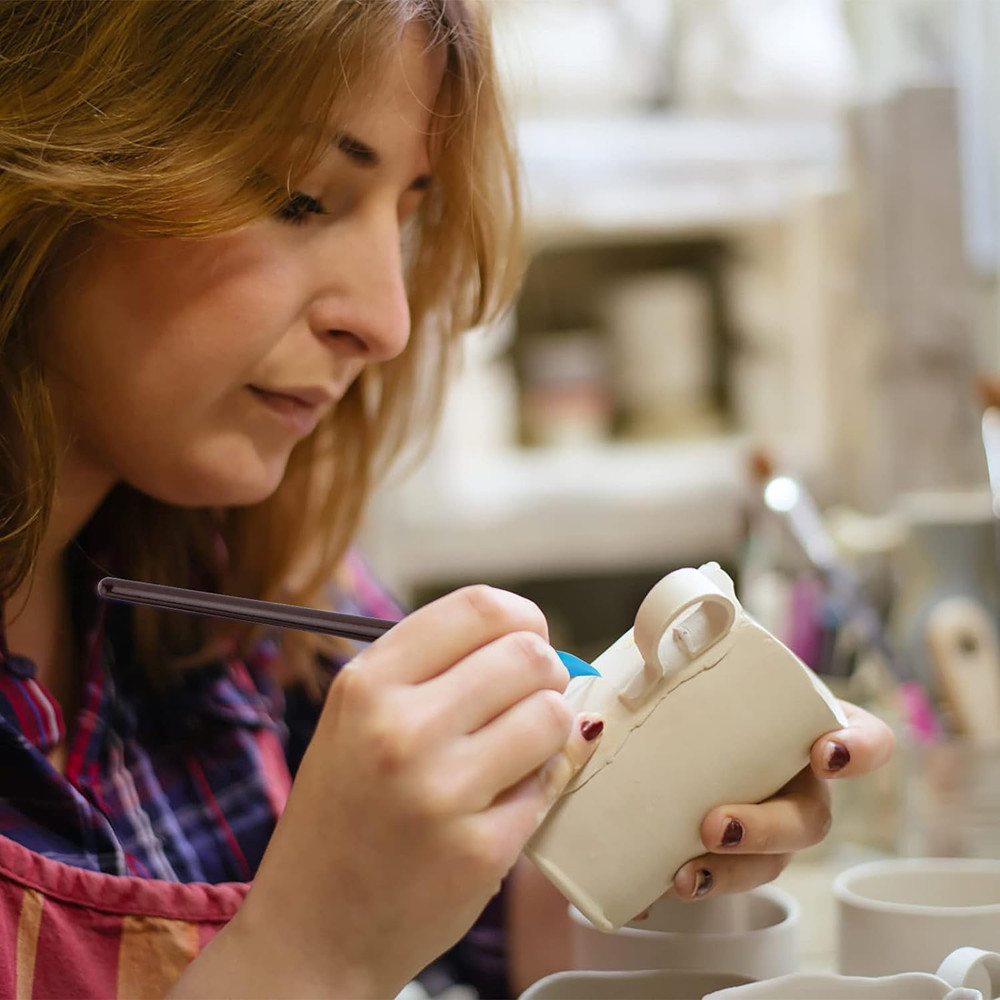 10Pcs Silicone Clay Sculpting Tool, Modeling Dotting Tool & Pottery Craft Use fo