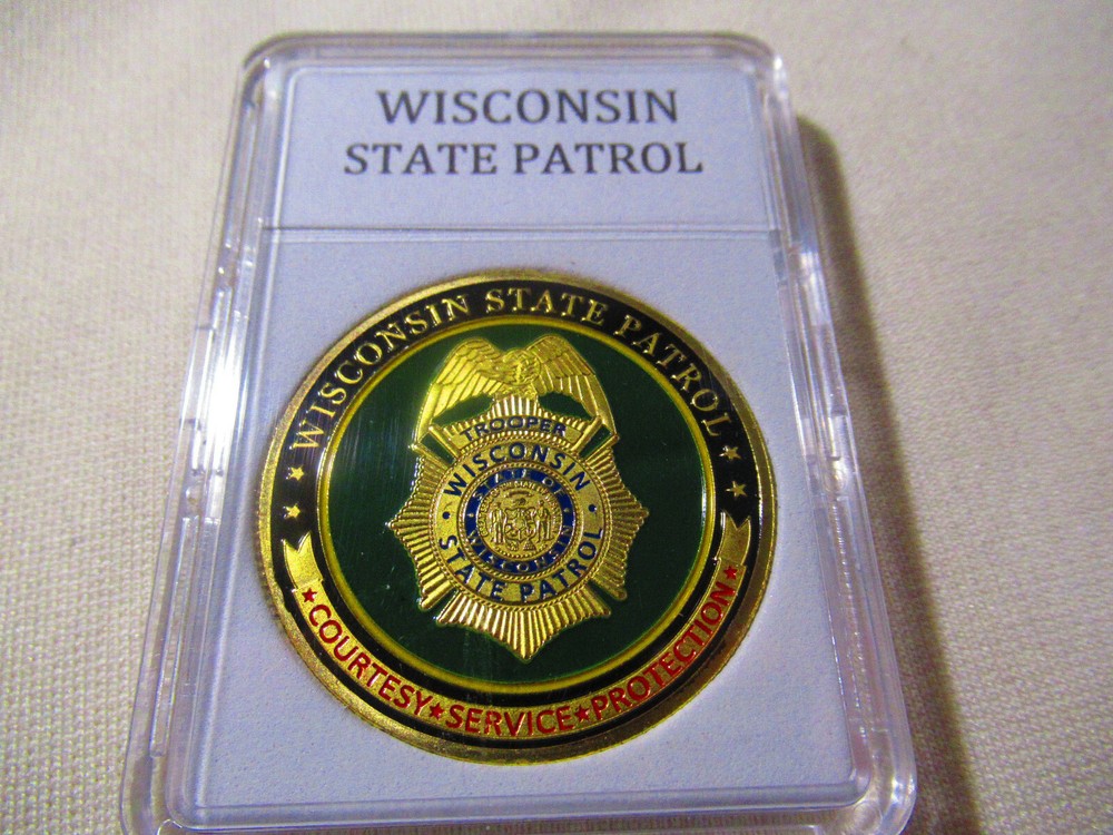WISCONSIN STATE PATROL Challenge Coin
