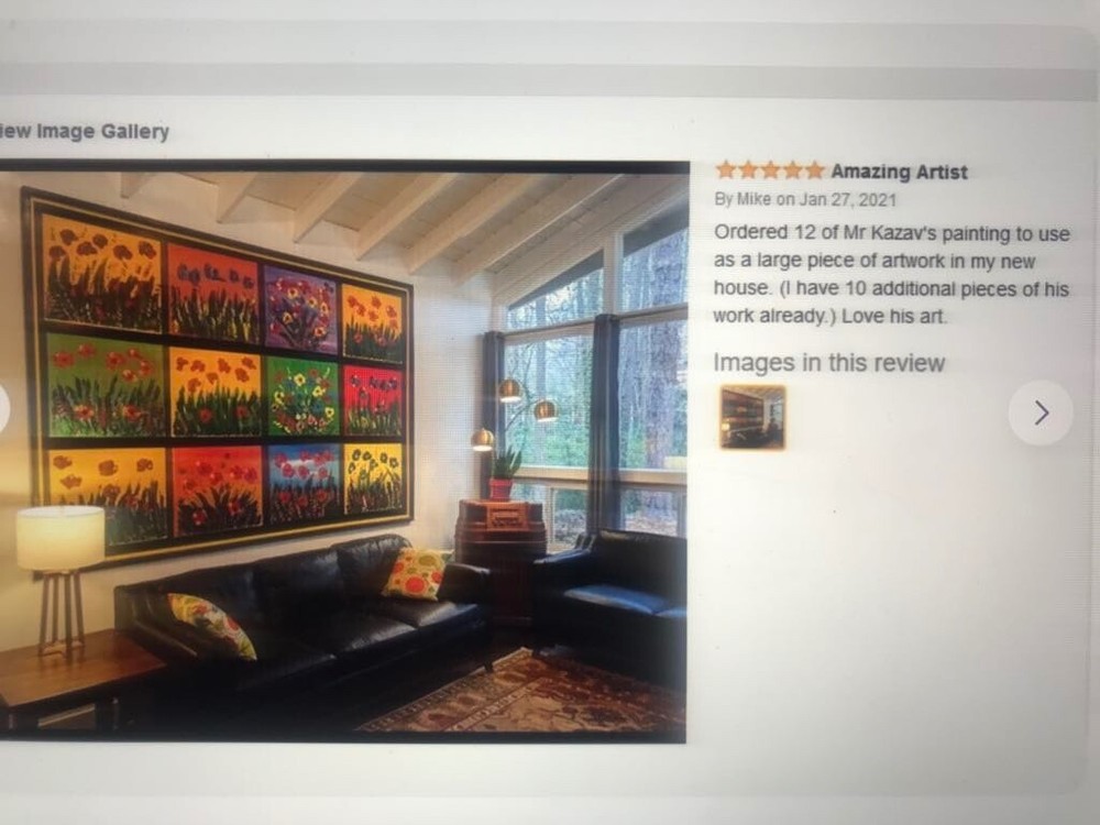 IMPRESSIONIST MODERN ART STRETCHED CANVAS MUSIC COFFEE LANDSCAPE