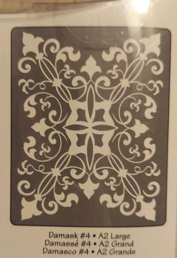 Sizzix Embossing Folders A2 Damask #3 & Damask #4 2 Folder Set