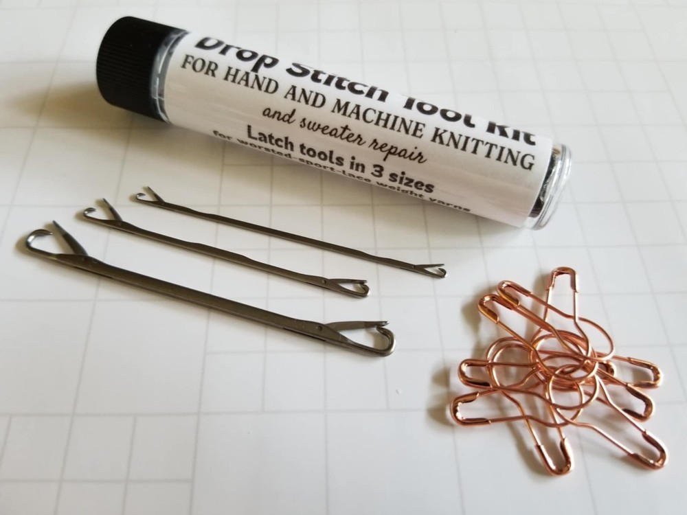 Drop Stitch Tool Kit: 3 Sizes plus Stitch Catchers & Storage Container