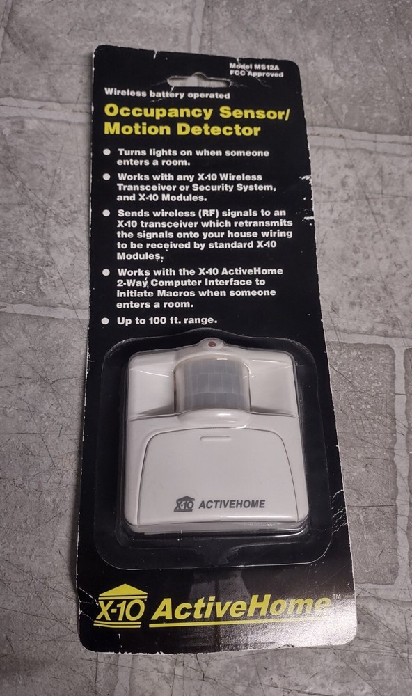X10 Activehome MS12A Occupancy Sensor/Motion Detector