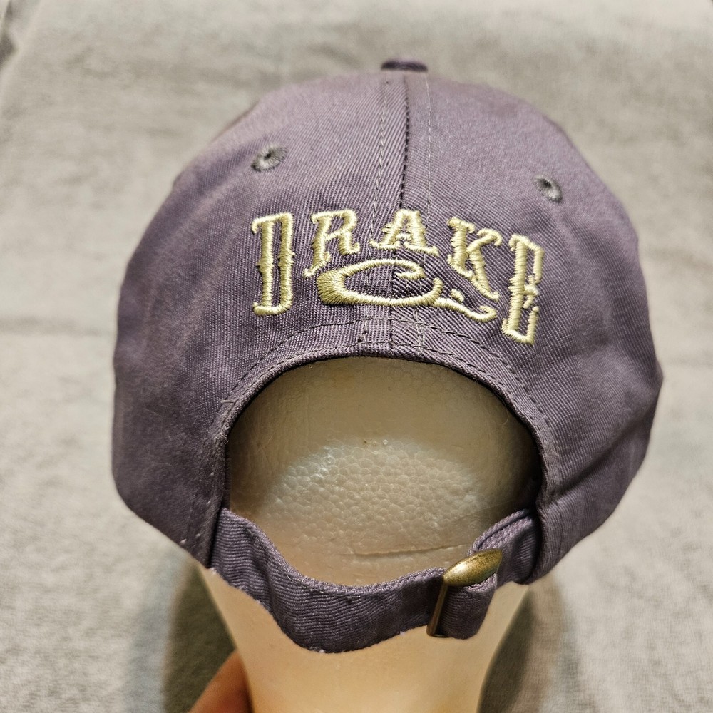 Drake Waterfowl Systems One-Size Hat Cap Gray Patch Front Hat Cap