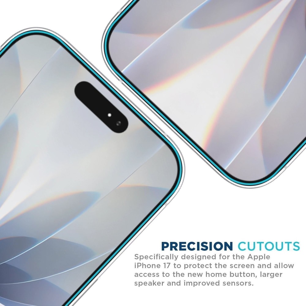 Tech Armor for Apple iPhone 17 Glass Screen Protector Glass 6.3 inch 3-Pack