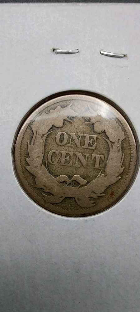 1858 1C Large Letters Flying Eagle Cent