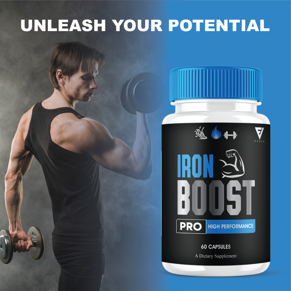 (2 Pack) Iron Boost Pro High Performance Supplement, IronBoost (120 Capsules)