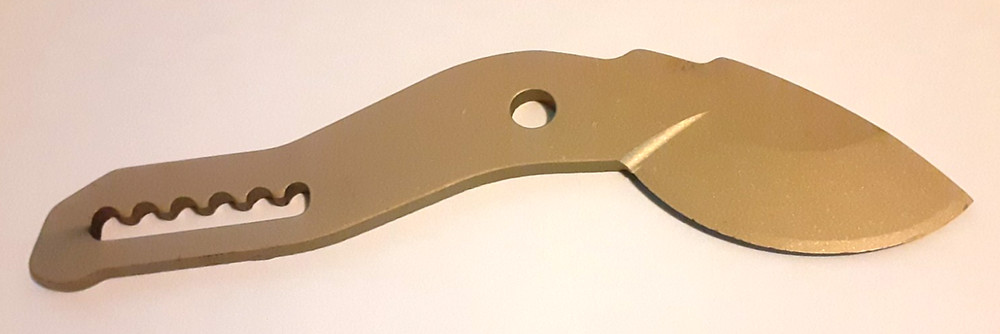 Titanium Plain Edge GOLD PLATED Knife