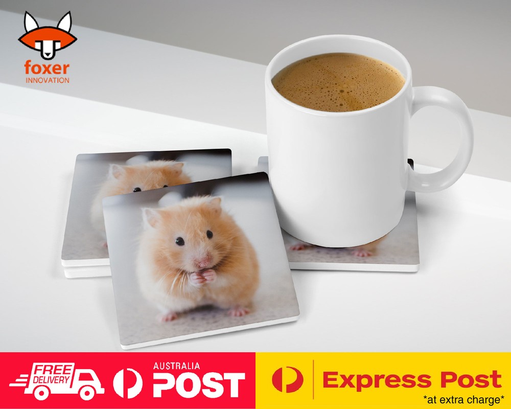 COASTER COFFEE DRINKING MAT|CUTE HAMSTER 4