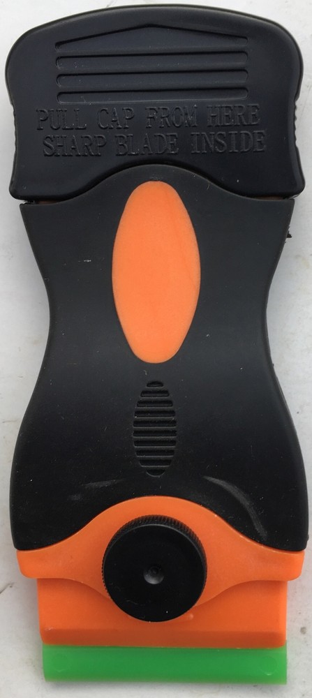 100 Pcs Plastic Single Edged Razor Blades & 2 Pc Scraper Removal