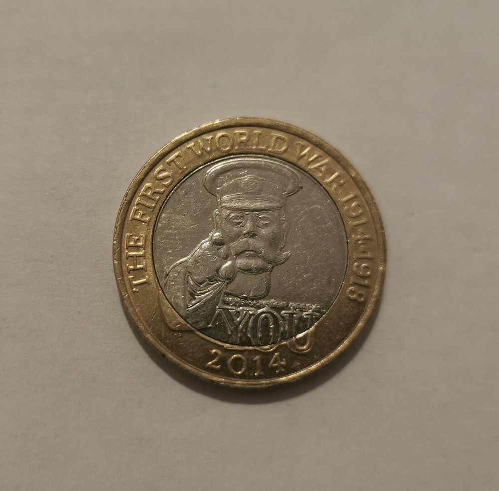 First World War 2 pound Coin