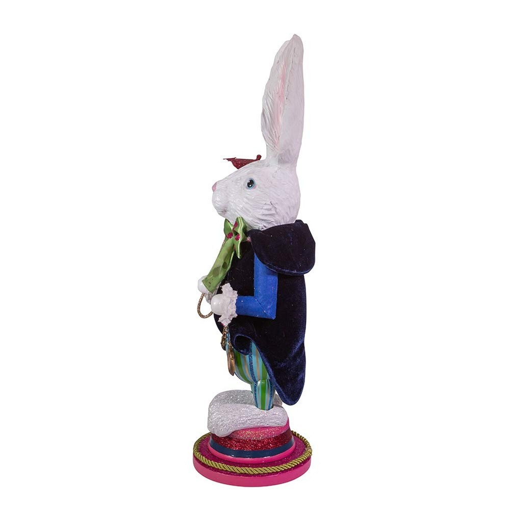 Kurt S. Adler 18" Hollywood White Rabbit Nutcracker