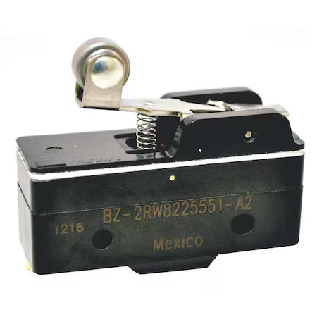 Honeywell Bz-2Rw8225551-A2 Snap Action Switch, Lever, Roller, Short Actuator,
