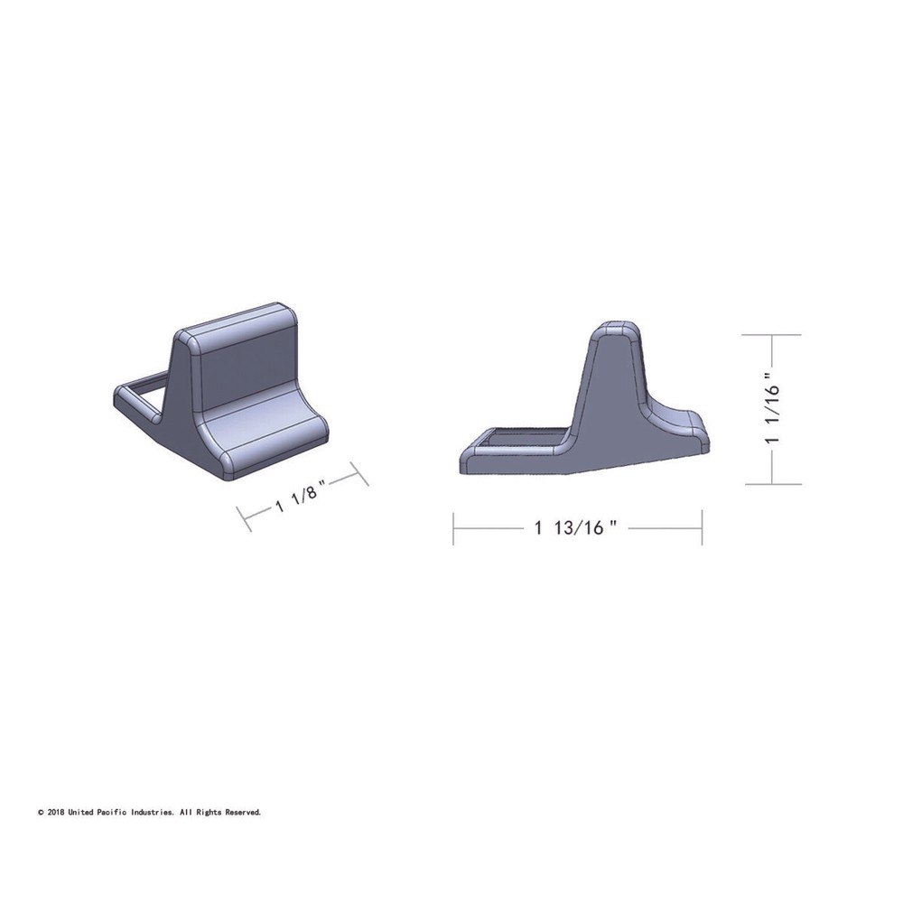 Chrome Plastic Toggle Switch Cover for Volvo Trucks - Plain