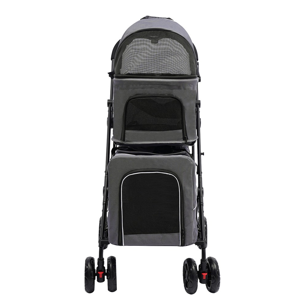 Foldable Pet Cart for Small/Medium Dogs and Cats - Durable and Versatile