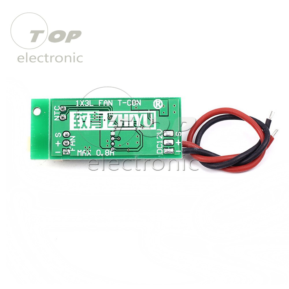 DC 12V Temperature Controller Denoised Speed Controller ON/OFF for PC Fan/Alarm