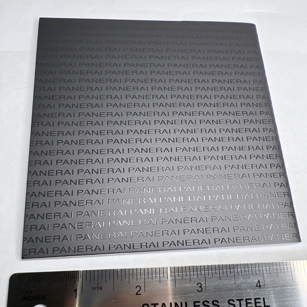 2007 Panerai Guarantee Booklet