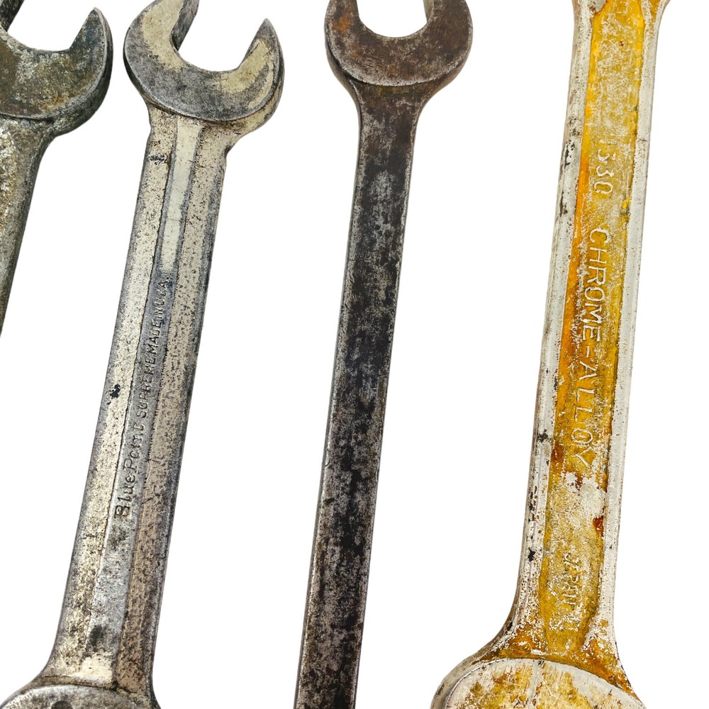 9 Pcs Assorted Chrome Alloy 1330 Open End Wrench Set