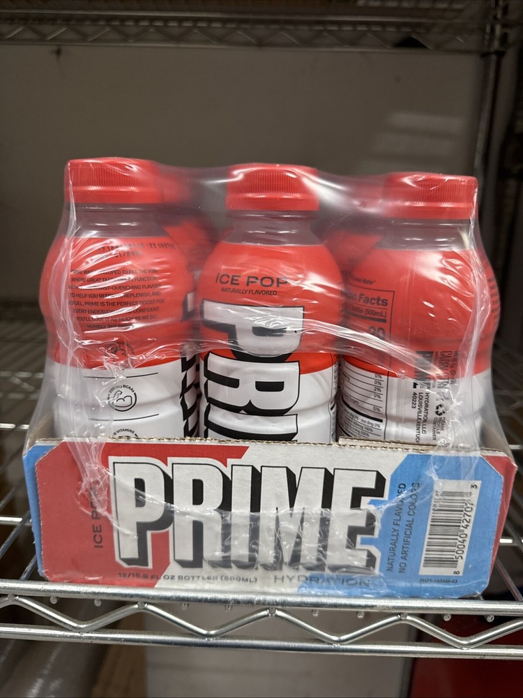 PRIME HYDRATION Drink (16.9oz) Sealed Case - Ice Pop