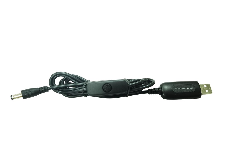 pemacom USB Power Charging Cable with Switch: Input to DC 5.5X2.5mm...