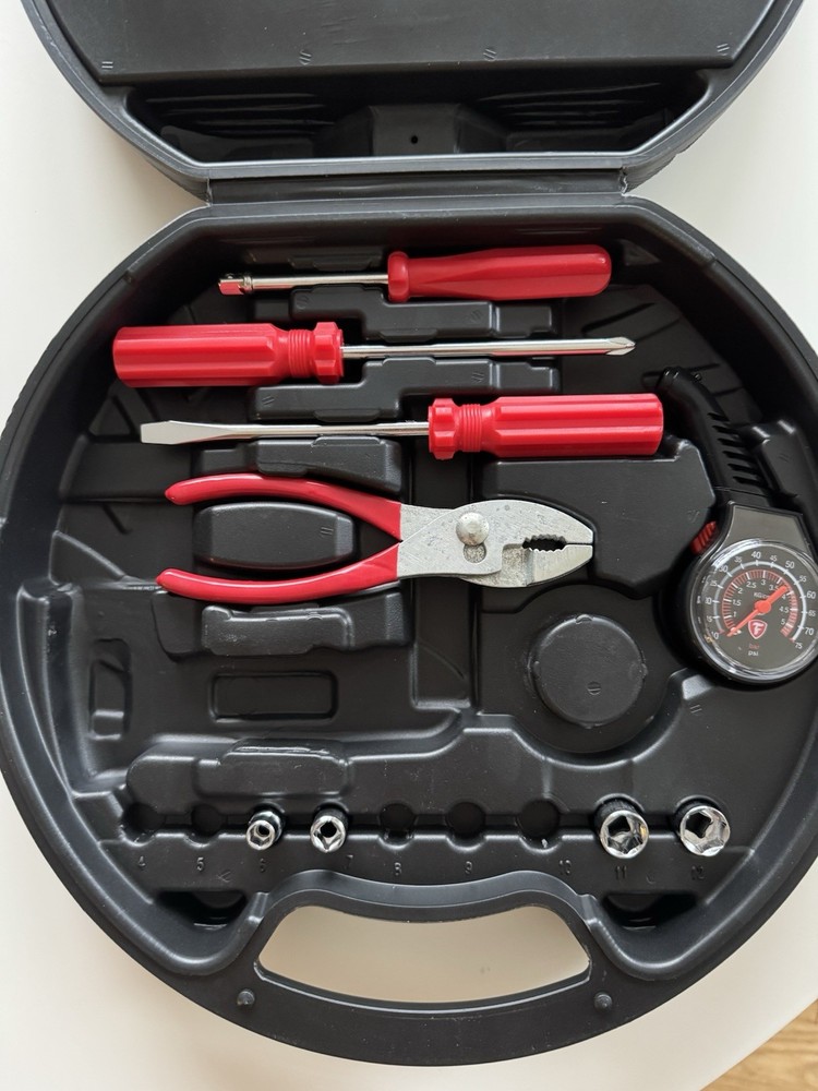 Roadside Emergency Auto and Tool Kit 30 Piece