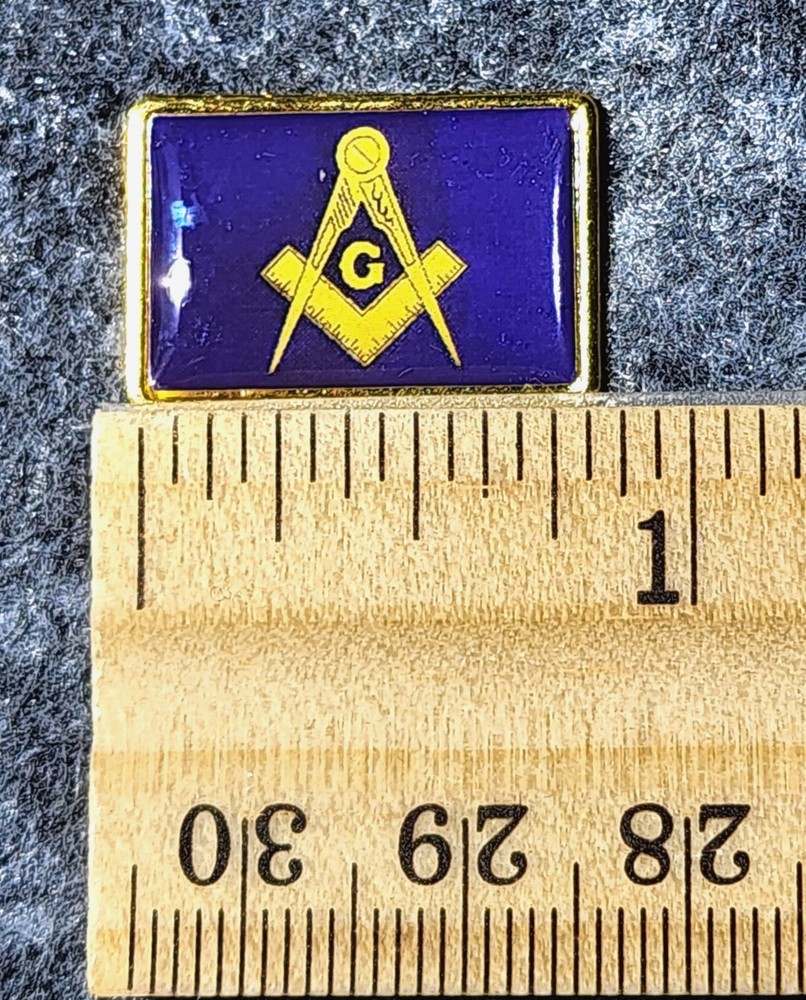 Masonic Compass & Square Lapel Pin - Hat Pin - Mason