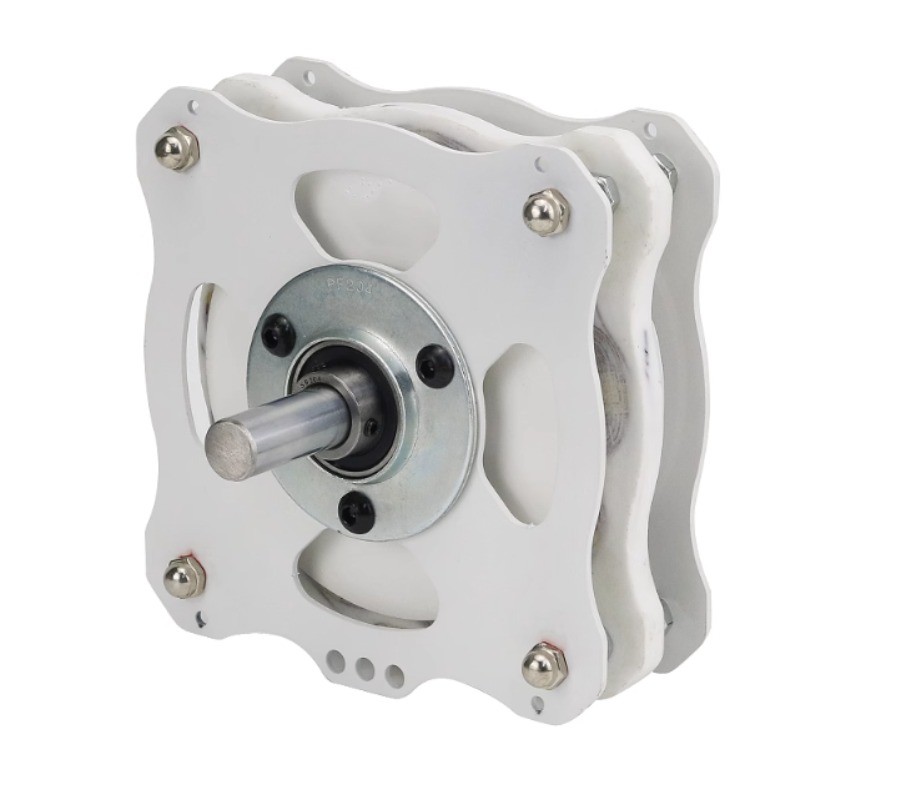 High-Efficiency Wind-Hydraulic DIY Disc-Type Permanent Magnet Ironless Generator