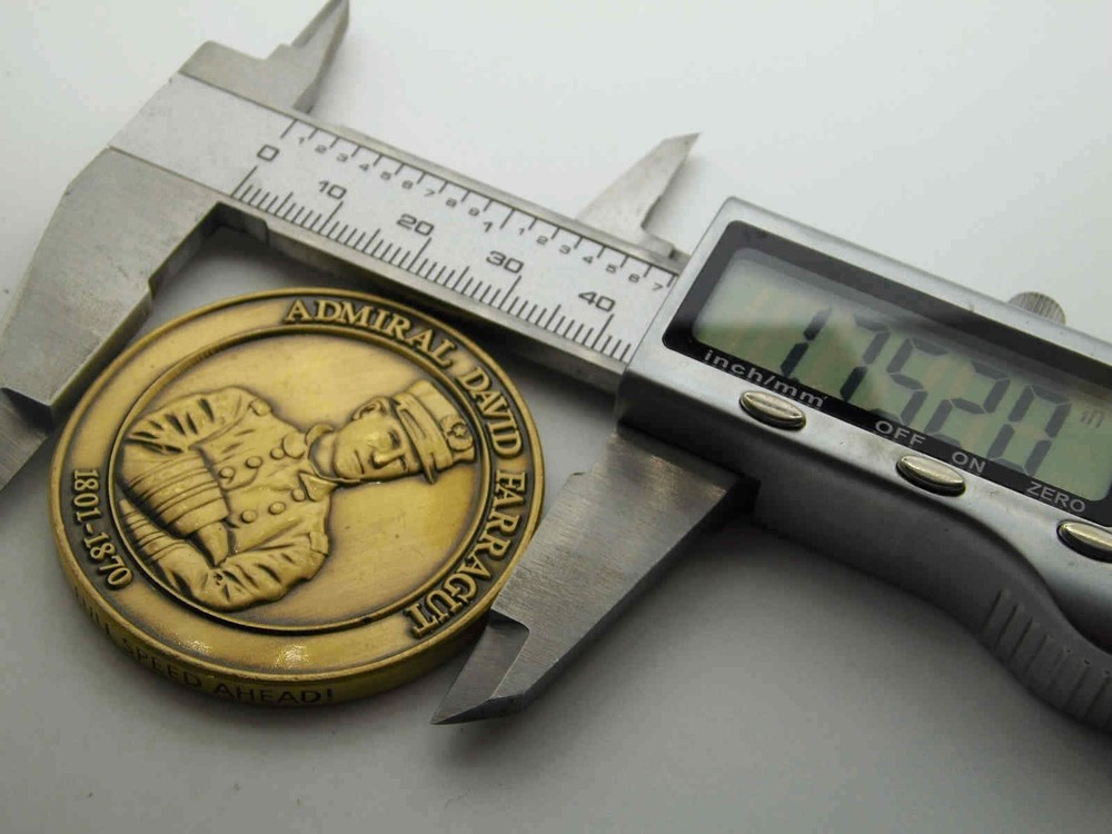 FARRAGUT TECHNICAL ANALYSIS CENTER CHALLENGE COIN