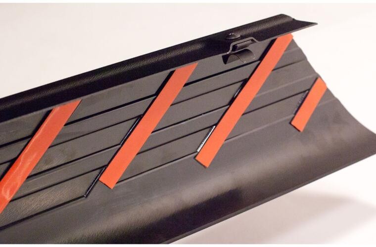 Bushwacker 49526 Bed Side Rail Protector Ultimate Style Textured Black