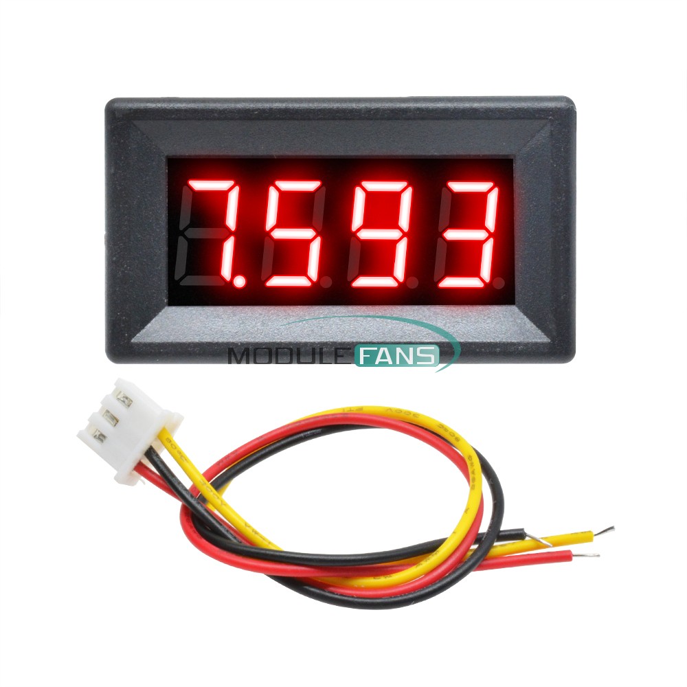 1-10pcs DC 0-100V LED Digital Display Voltmeter LED Voltage Panel Meter new