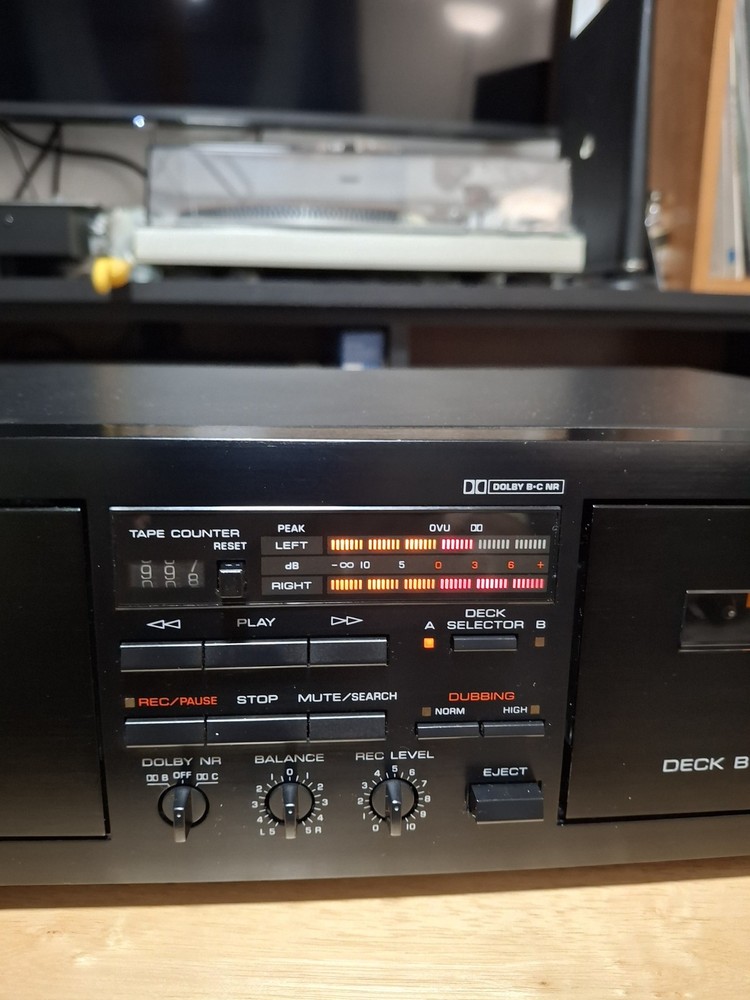 YAMAHA K-60 DOUBLE CASSETTE DECK , JAPAN (FULL TESTED )