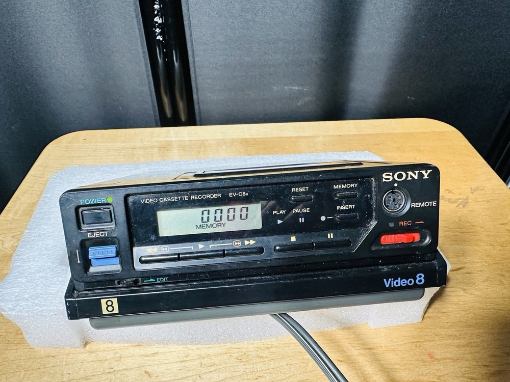 [MINT] Sony EV-C8U Video 8 Cassette Recorder Player Deck Power On ( Untested)#MS