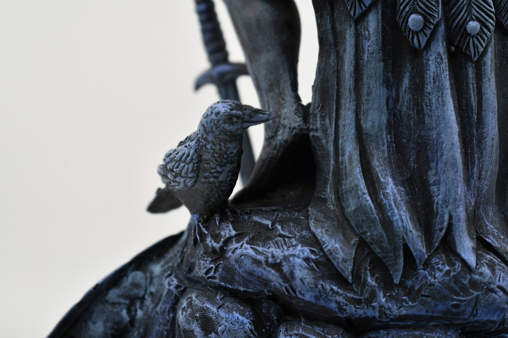 The Morrigan - Hand-cast Statue