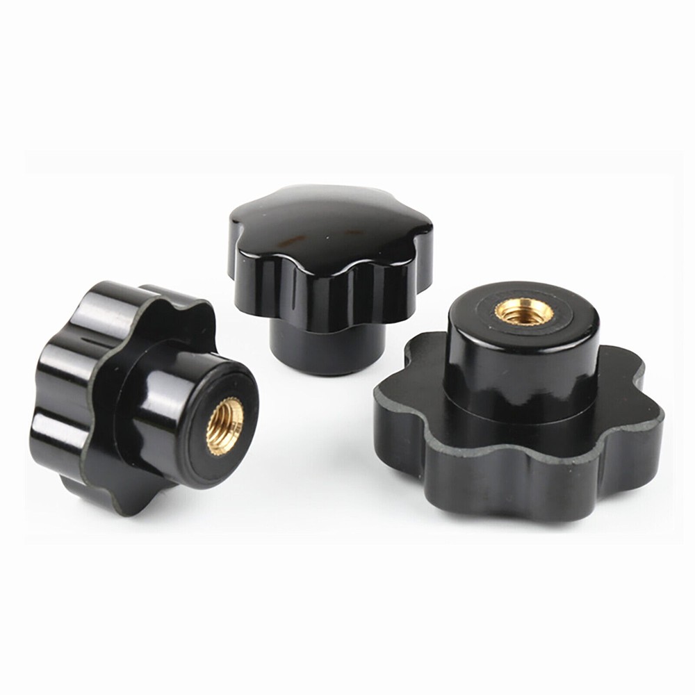 Knob Female Thread Plastic Star Clamping Nut Knob Screw Machine Handle M4 to M16