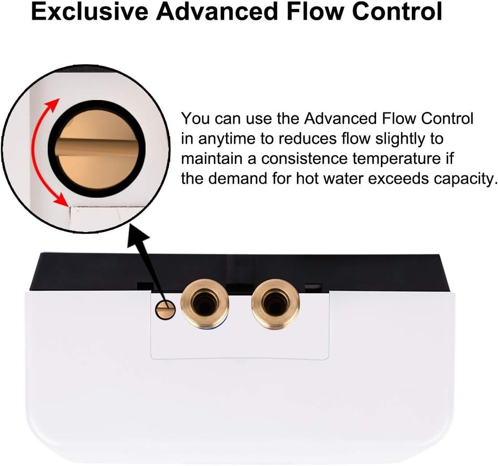 Thermoflow 110~120V Mini Tankless Water Heater Electric Point of Use Instant Hot