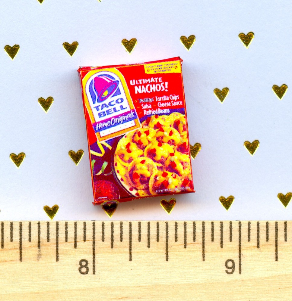 Dollhouse Miniature Size Natcho Mix box