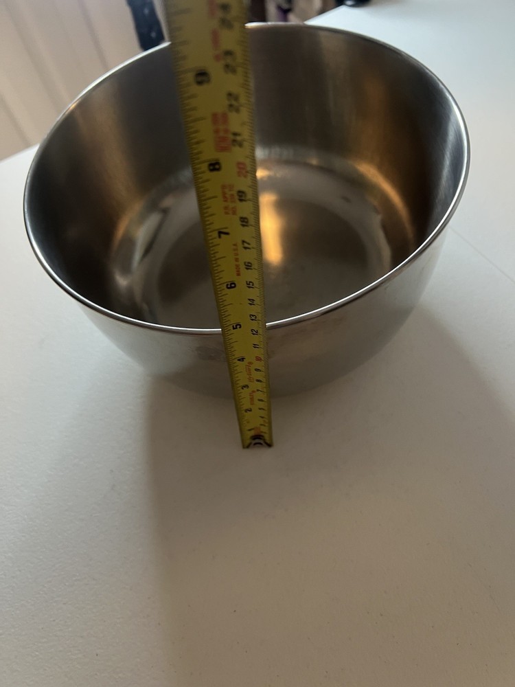 Sunbeam placement stainless steel mixer bowl