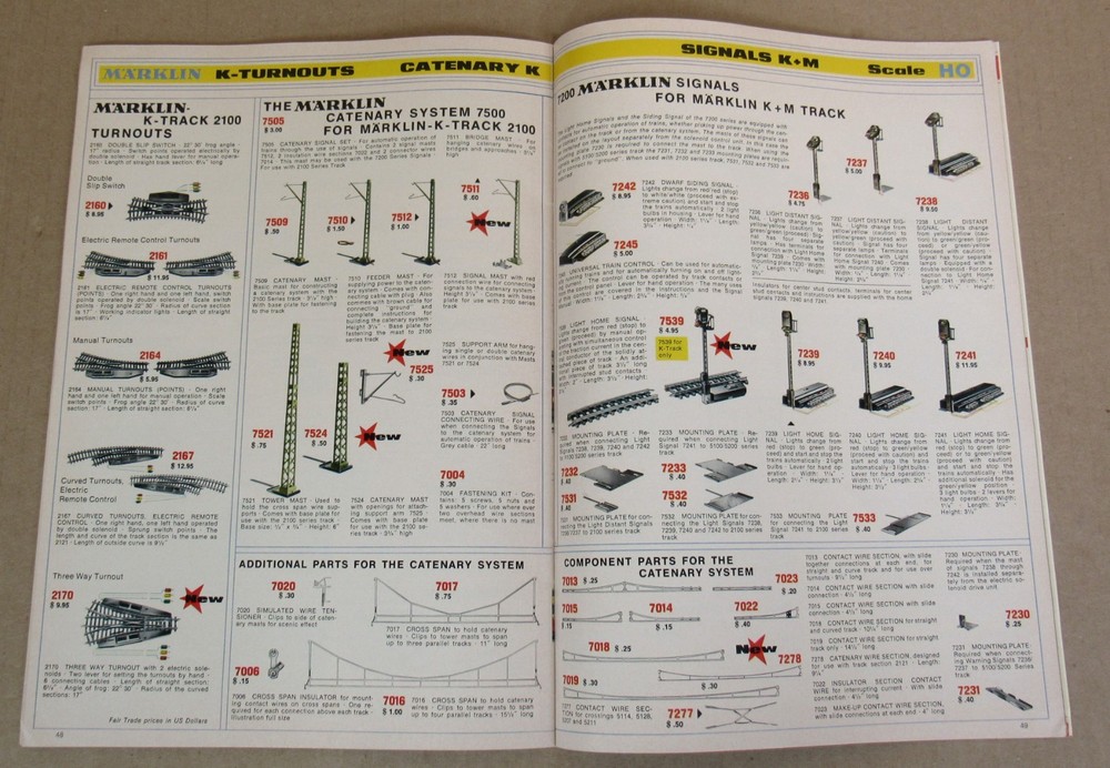 Marklin 1970 Color Catalog *Clean*
