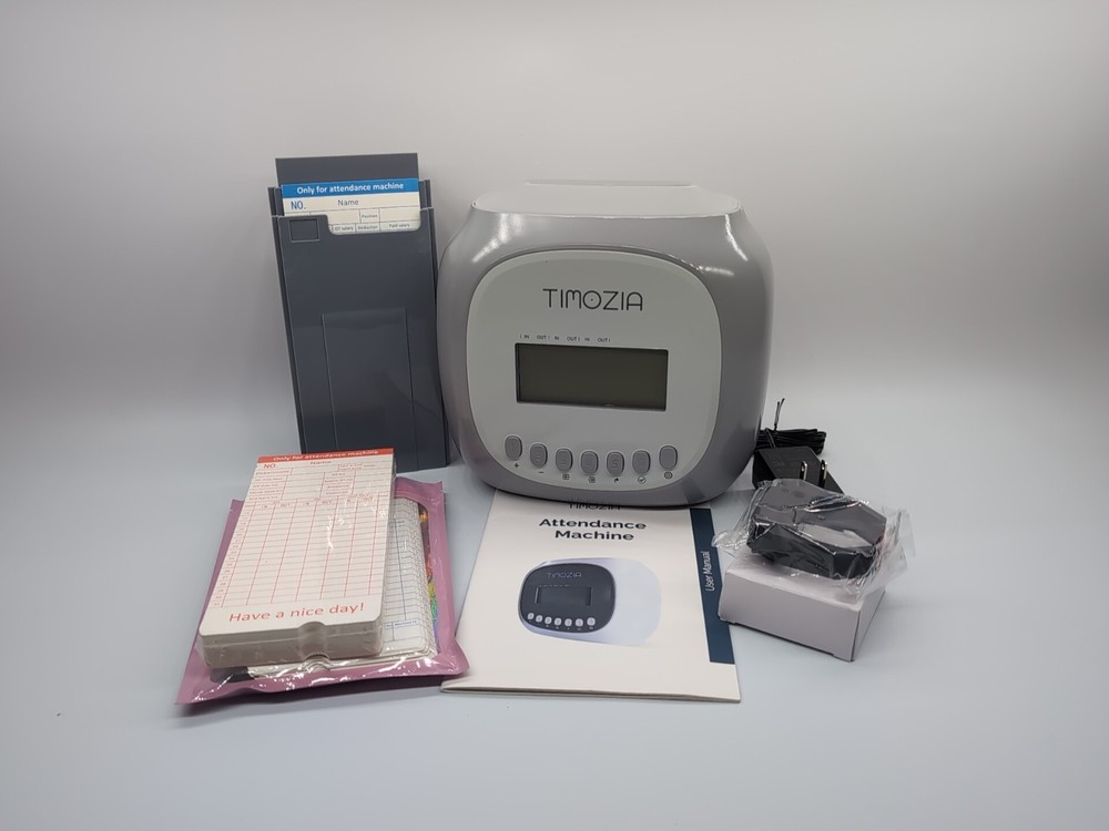TIMOZIA Time Clock Passcode Align Time Card Machine