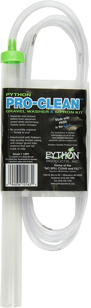 PYTHON PRO-CLEAN GRAVEL WASHER & SIPHON KIT - SMALL for AQUARIUM WATER