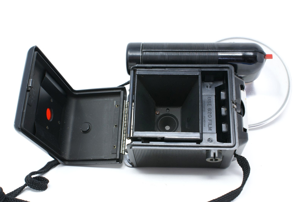 Argus Super 75 Camera Seventy Five Original Leather Case & Flash - Untested