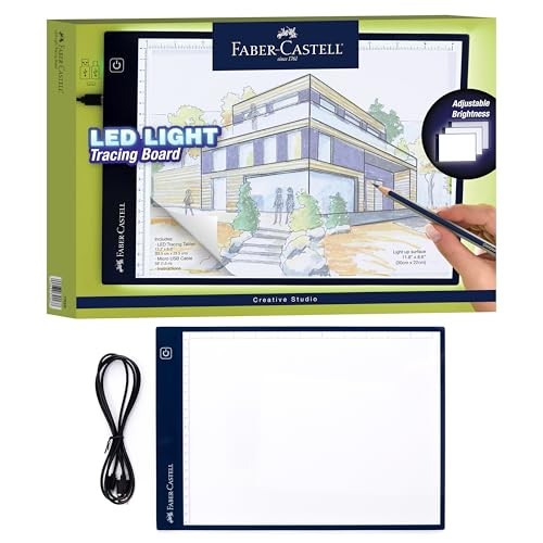 LED Light Tracing Board: Adjustable Light Up Drawing Board, LED Drawing Pad,