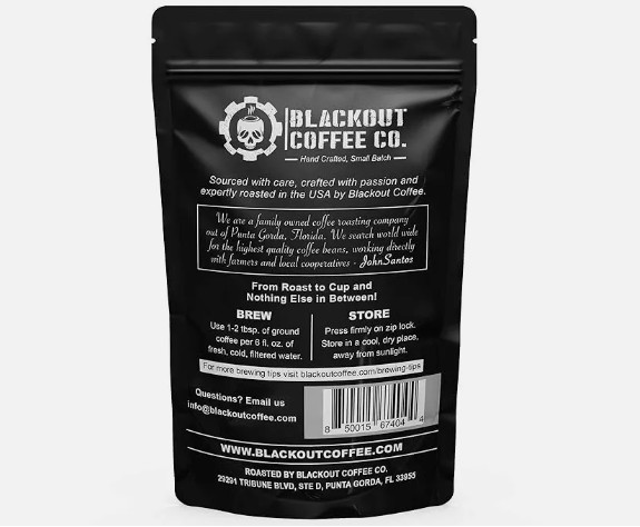 Blackout Coffee Low Voltage Decaf Brew Coffee