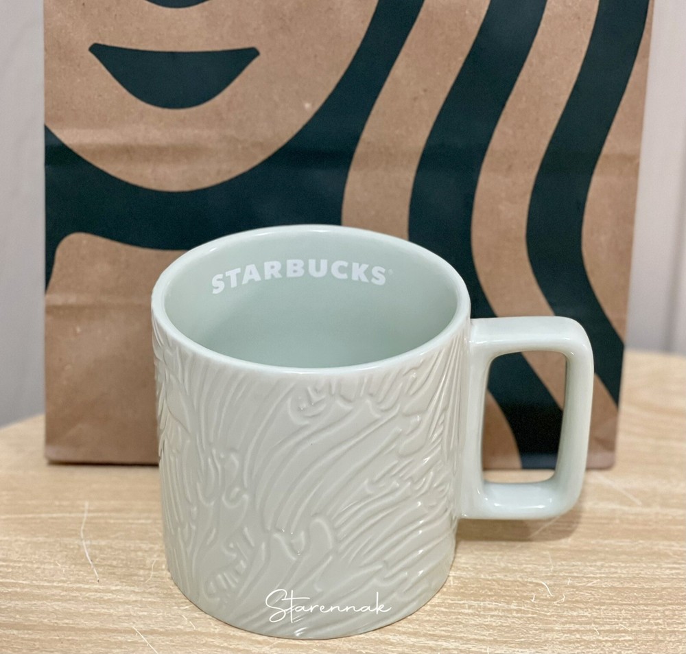 Starbucks 2022 Spring Mint Green Ceramic Mug  NEW