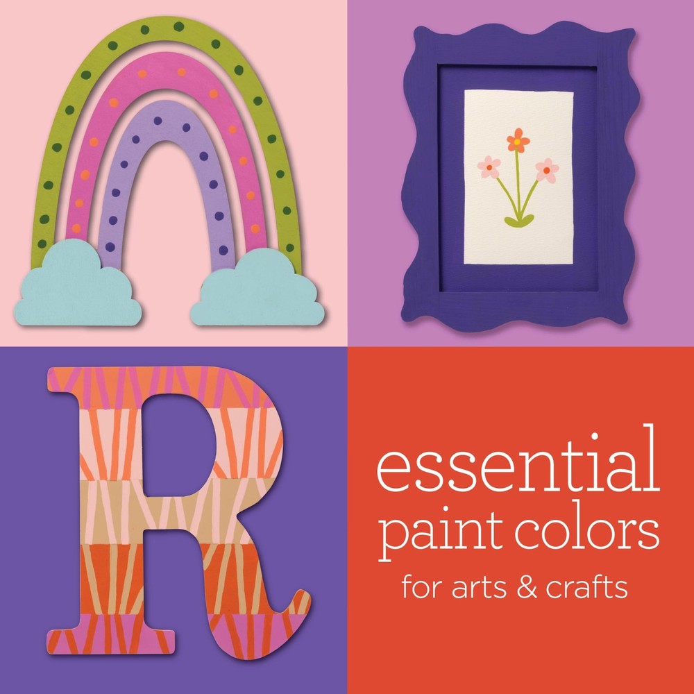 Acrylic Craft Paint Kit, Matte Finish, 36 pc