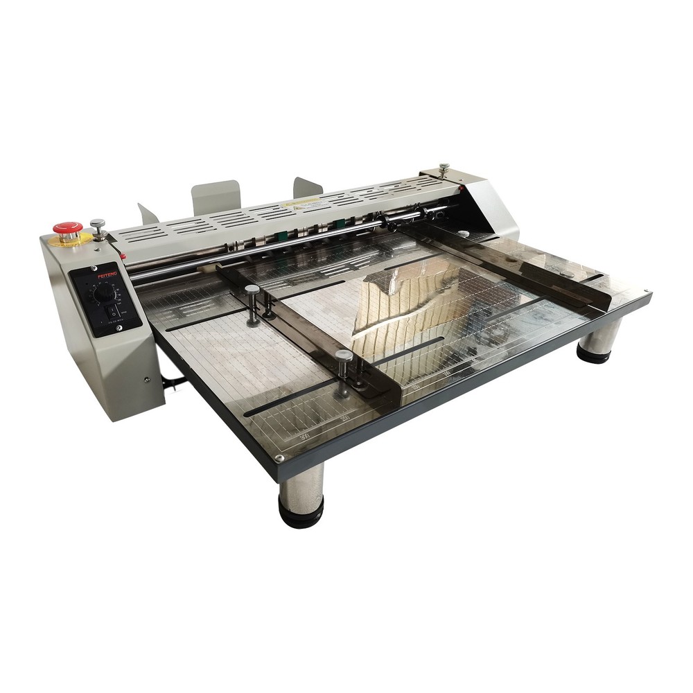 25" Electric Creasing Machine Indentation Automatic Perforating Machine 5 molds